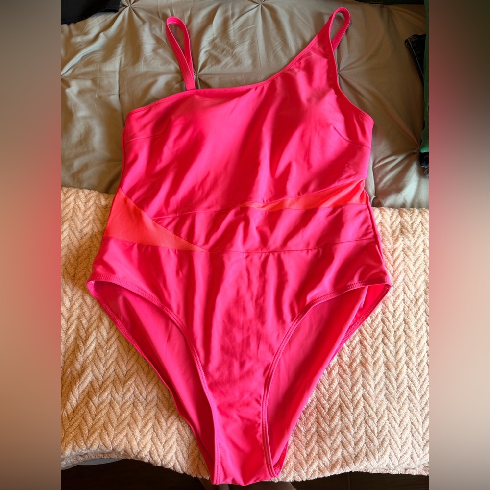 Women’s ' Bright Pink One-Piece Swimsuit